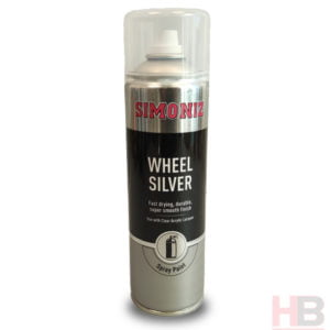 wheel silver spray paint